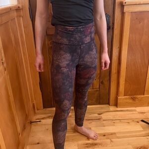 Athleta Floral Patterned Leggings - Size Small